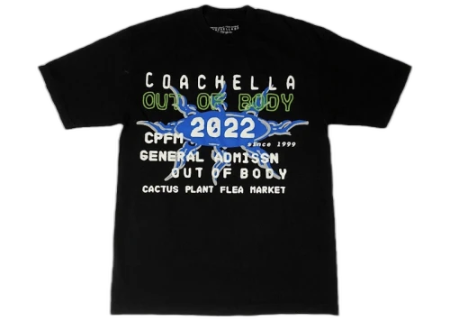 Cactus Plant Flea Market Coachella Weekend 2 T-shirt Black