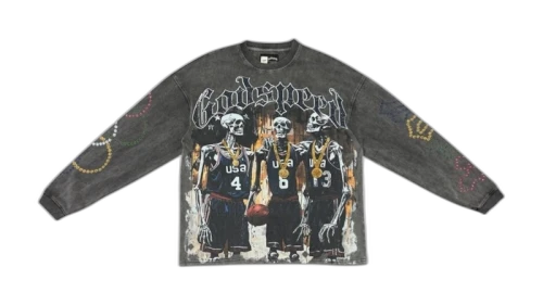 Godspeed Dreamteam 24 Long-Sleeve VVS Tee Black Wash