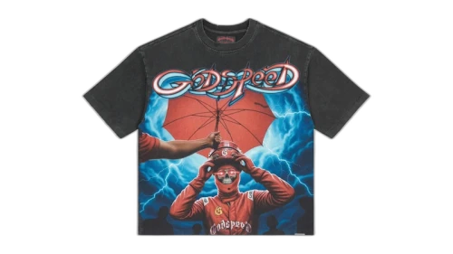 Godspeed Supreme Reign T-Shirt Black Wash