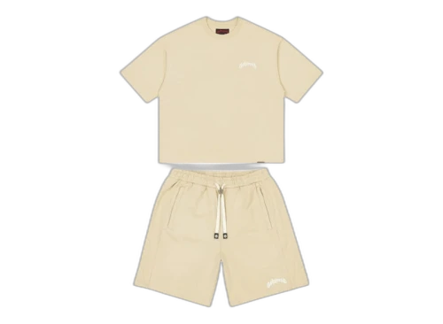 Godspeed Vital T-shirt/Short Set Oat-Milk