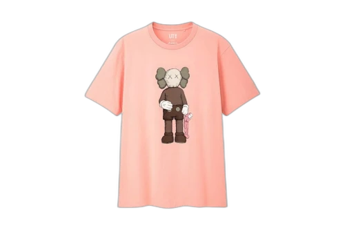 KAWS x Uniqlo Companion Tee (US Sizing) Pink
