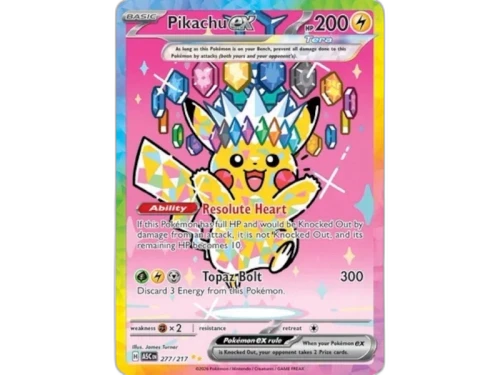 Pikachu ex 2026 Pokémon Ascended Heroes Special Illustration Rare 277/217 (Ungraded)