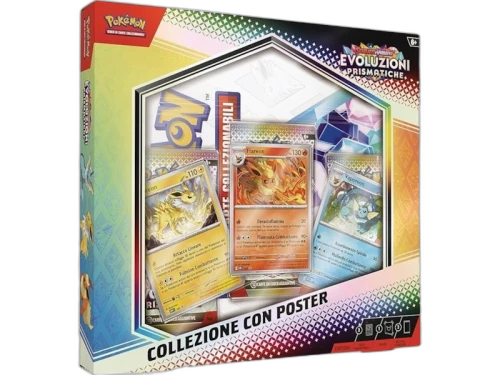Pokémon Scarlet & Violet Prismatic Evolutions Expansion Poster Collection (Italian)