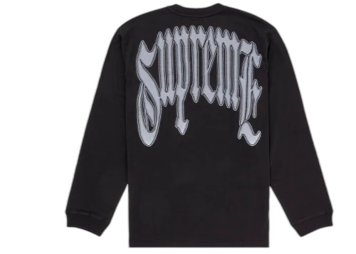 Supreme Intarsia L/S Top Black