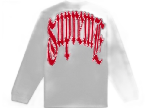 Supreme Intarsia L/S Top White