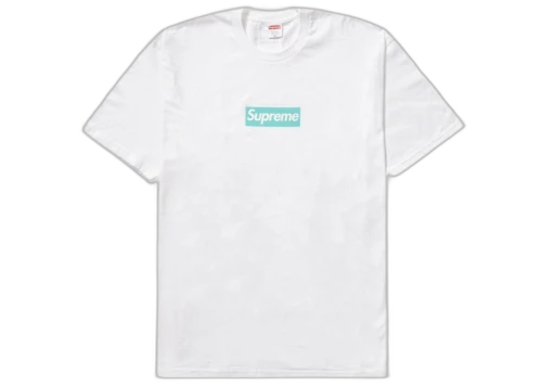 Supreme Tiffany & Co. Box Logo Tee White