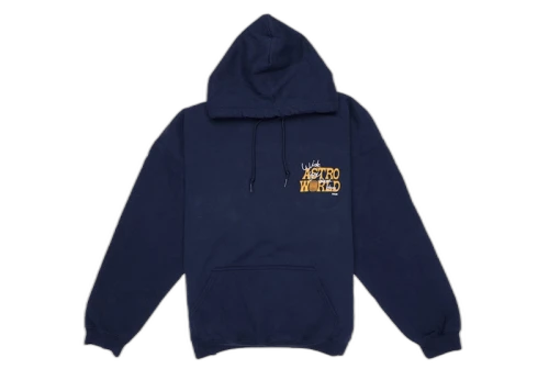 Travis Scott Astroworld Houston Exclusive Hoodie Blue