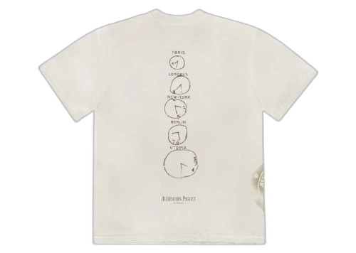 Travis Scott CJ x Audemars Piguet Time Zones Tee White