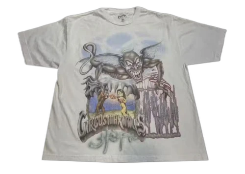 Travis Scott Utopia Circus Maximus 2023 Tour III Tee White