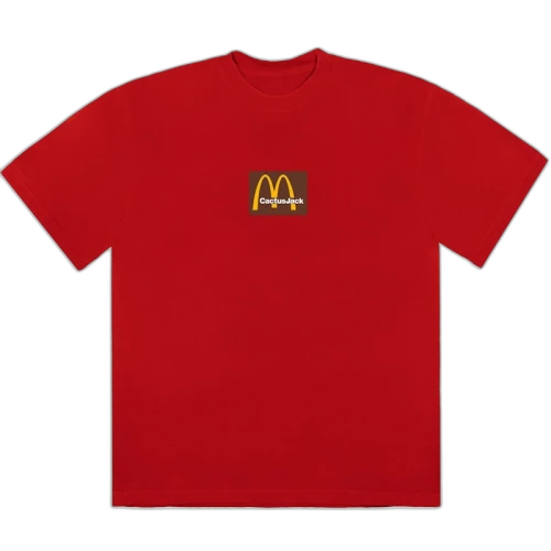 Travis Scott x McDonald's Sesame Inv III T-Shirt Red