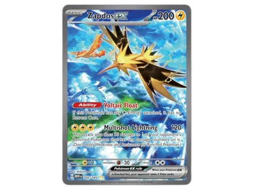 Zapdos ex 2023 Pokémon Scarlet & Violet 151 Special Illustration Rare 151/202 Ungraded