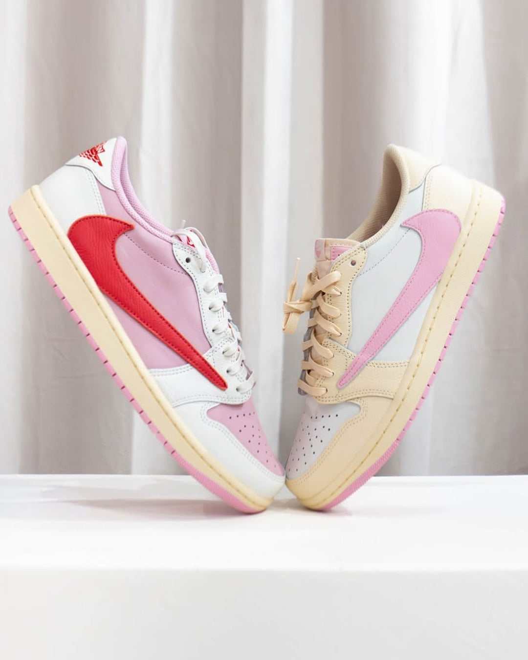 Nieuwe releasedatum voor het Travis Scott Air Jordan 1 Low Pink Pack
