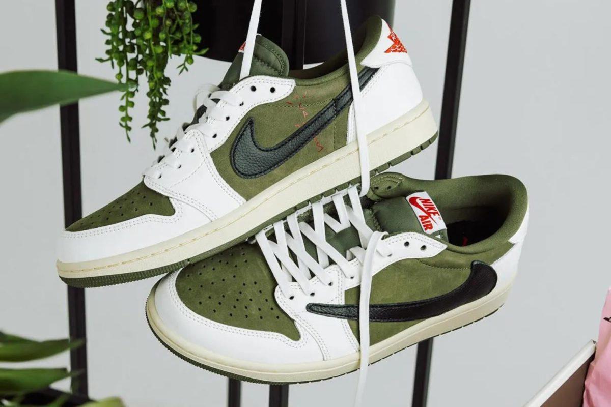 Ontdek de Travis Scott x Air Jordan 1 Low OG Medium Olive