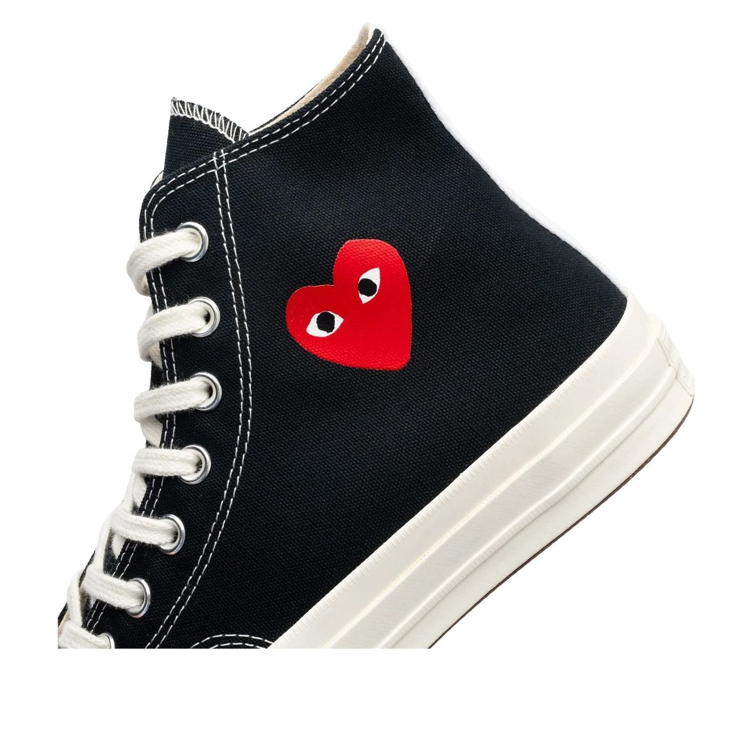 Converse Chuck Taylor All Star 70 Hi Comme des Garcons PLAY Single Heart Black