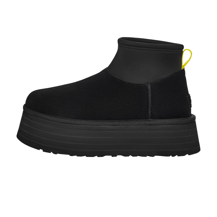 UGG Classic Mini Dipper Boot Black Yellow
