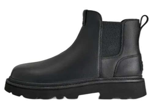 UGG Chelsea Lug Leather Boot Black