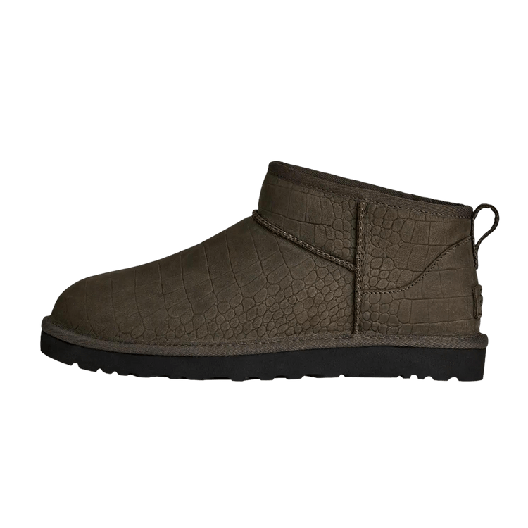 UGG Classic Ultra Mini Embossed Boot Dense Smoke