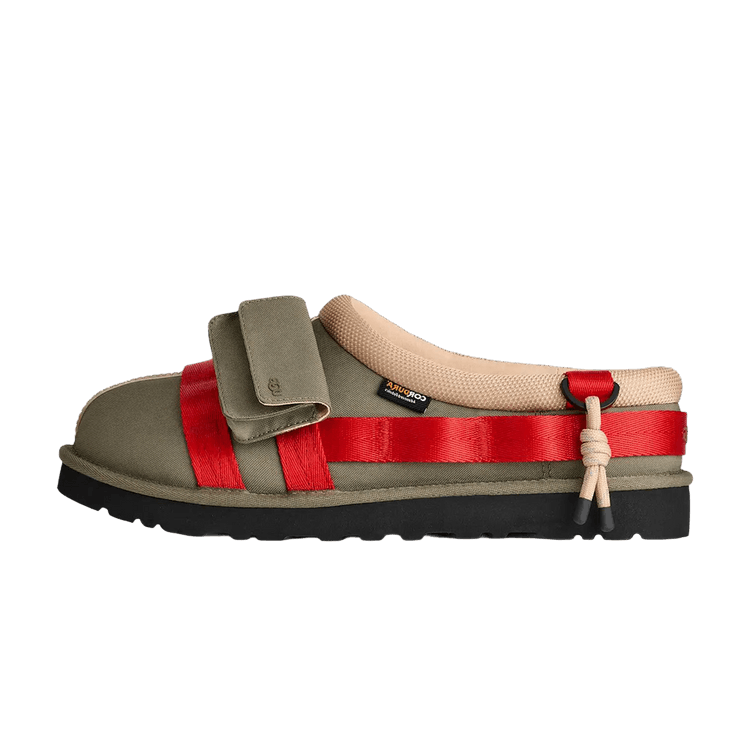 UGG Tasman Wildwood Slipper Burnt Olive Red Pepper