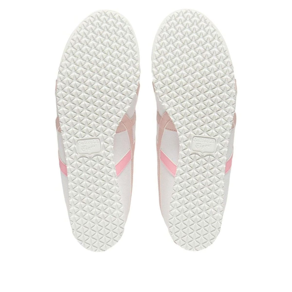 Onitsuka Tiger Mexico 66 Slip-On White Ginger Peach, zoolprofiel met textuurpatroon en merkstempel