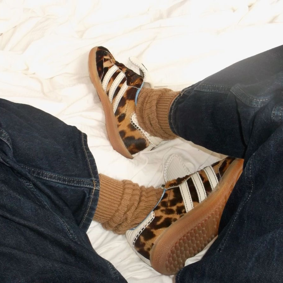 Adidas samba leopard hotsell