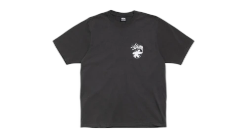 Stussy Long Haul Pigment Dyed Tee Faded Black