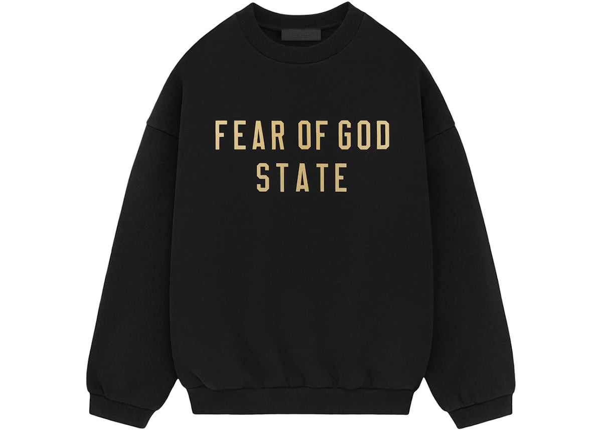 Fear of God Essentials Fleece Crewneck Black