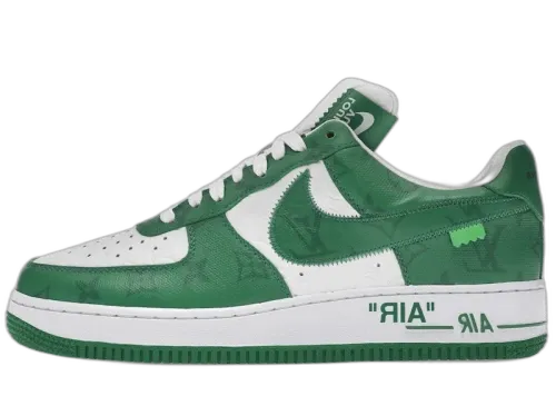 Louis Vuitton Nike Air Force 1 Low By Virgil Abloh White Green