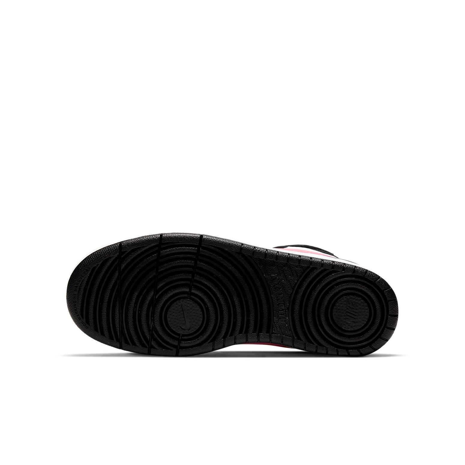 Nike Court Borough Mid 2 Black White Sunset Pulse (GS)