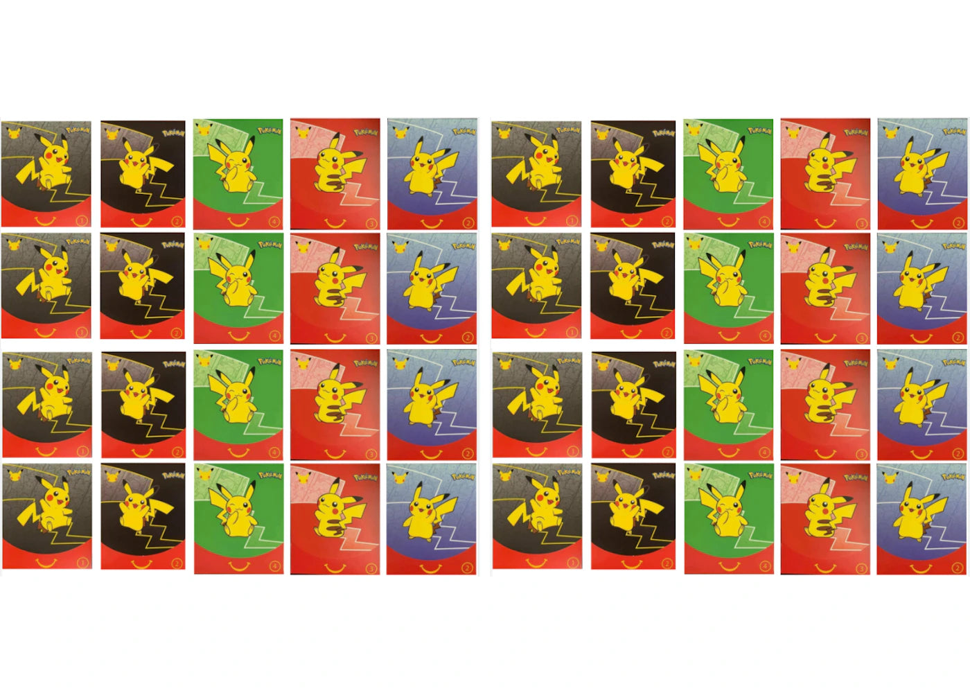 2021 Pokémon TCG McDonald's Happy Meal 25th Anniversary Sealed Case of 150 (Assorted) (English)