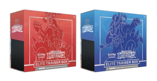 Pokémon TCG Sword & Shield Battle Styles Elite Trainer Box Single Strike/Rapid Strike Bundle