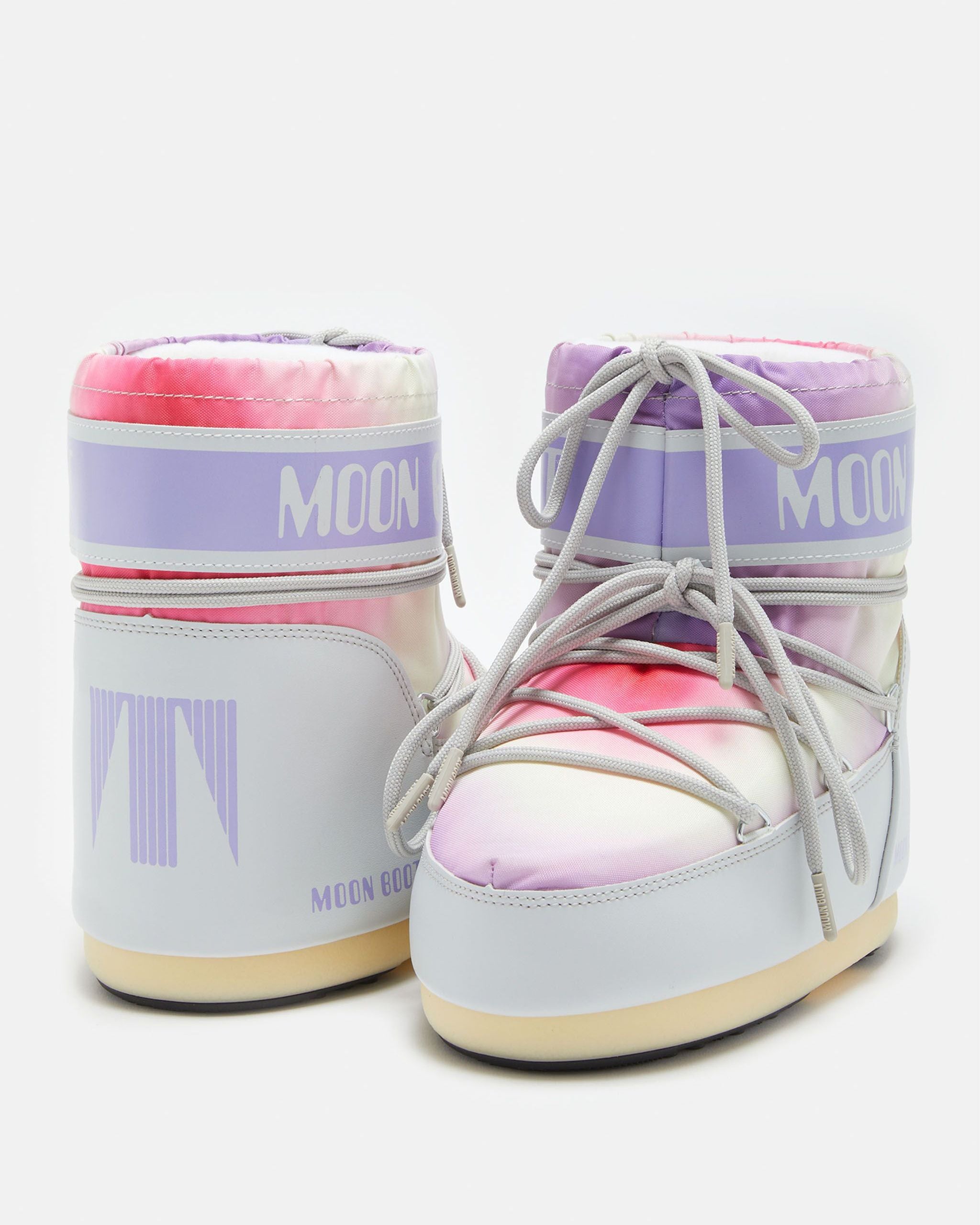 Moon Boot Snowboots Icon Low Tie-dye Grey