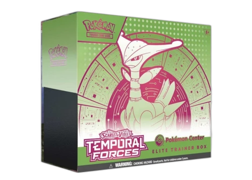 2024 Pokémon Scarlet & Violet Temporal Forces (Iron Leaves) Pokemon Center Elite Trainer Box
