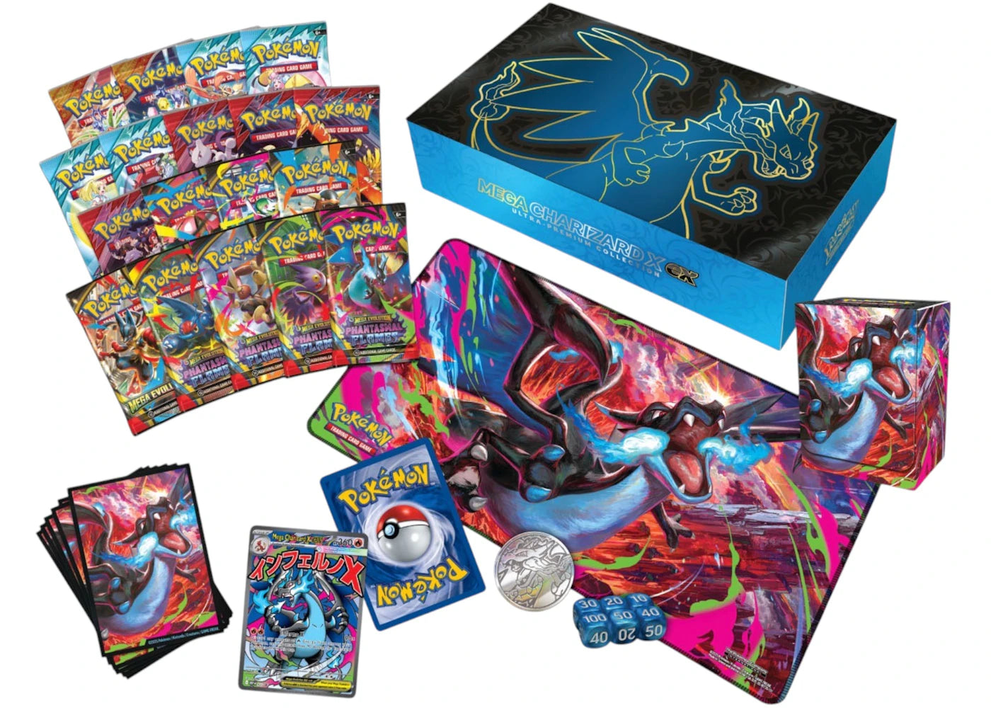 2025 Pokémon Mega Evolution Charizard X ex Ultra-Premium Collection