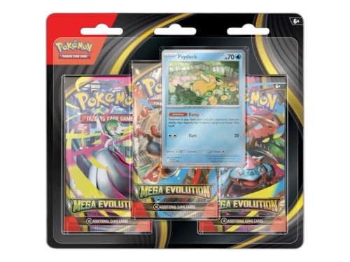 2025 Pokémon Mega Evolution 3-Pack Blister Pack (Psyduck)