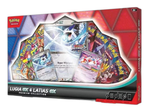 2025 Pokémon Prismatic Evolution Lugia ex & Latias ex Premium Collection Box