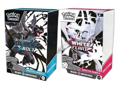 2025 Pokémon Scarlet & Violet Black Bolt & White Flare Booster Bundle