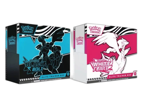 2025 Pokémon Scarlet & Violet Black Bolt & White Flare Elite Trainer Box