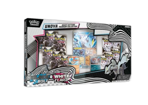 2025 Pokémon Scarlet & Violet Black Bolt & White Flare Unova Heavy Hitters Premium Collection (Costco Exclusive)