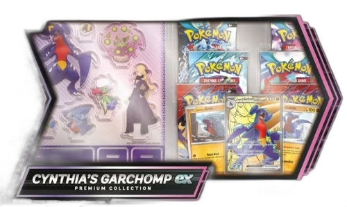 2025 Pokémon Scarlet & Violet Cynthia's Garchomp ex Premium Collection Box