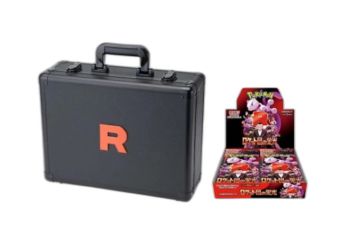 2025 Pokémon Scarlet & Violet Glory of the Rocket Team Attache Case Set (With Booster Box)