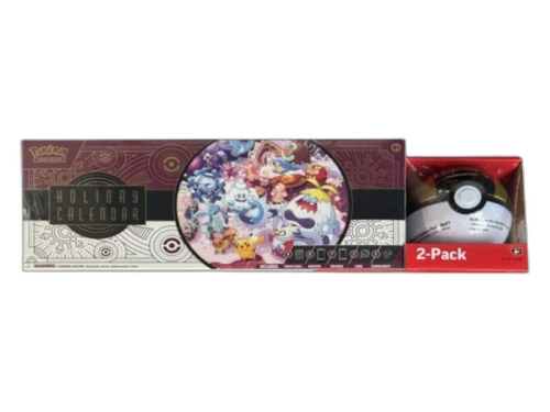 2025 Pokémon Scarlet & Violet Holiday Calendar + Pokeball Costco Bundle (Pokeball Color May Vary)