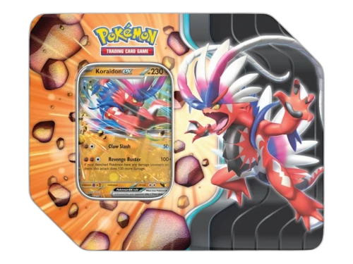 2025 Pokémon Scarlet & Violet Journey Together Koraidon EX Slashing Legends Tin