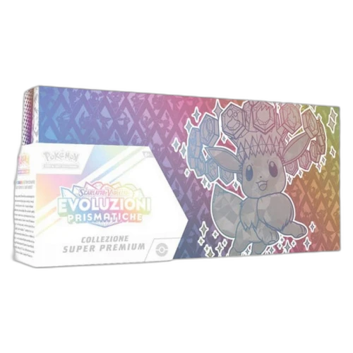2025 Pokémon Scarlet & Violet Prismatic Evoloutions Super Premium Collection (Italian)