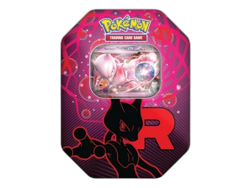 2025 Pokémon Team Rocket Mewtwo Ex Tin Case (EU)
