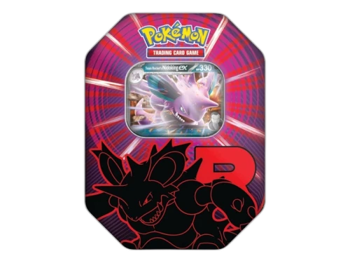 2025 Pokémon Team Rocket Nidoking Ex Tin Case (EU)
