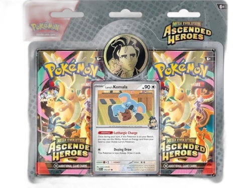 2026 Pokémon Mega Evolution Ascended Heroes Larry's Komala Blister Pack