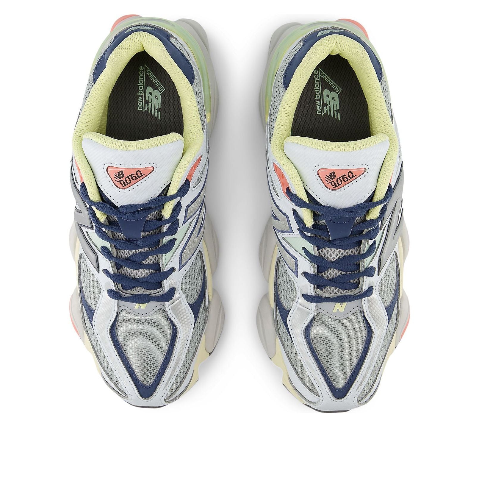 New Balance 9060 Grey Yellow Navy