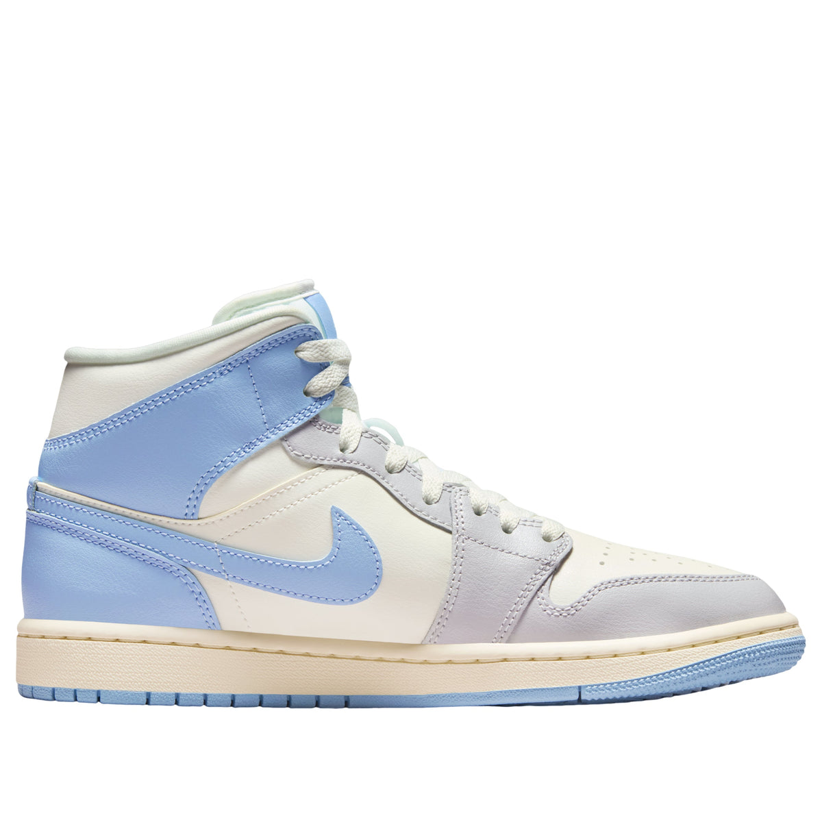 Jordan 1 Mid Psychic Blue Sail Coconut Milk