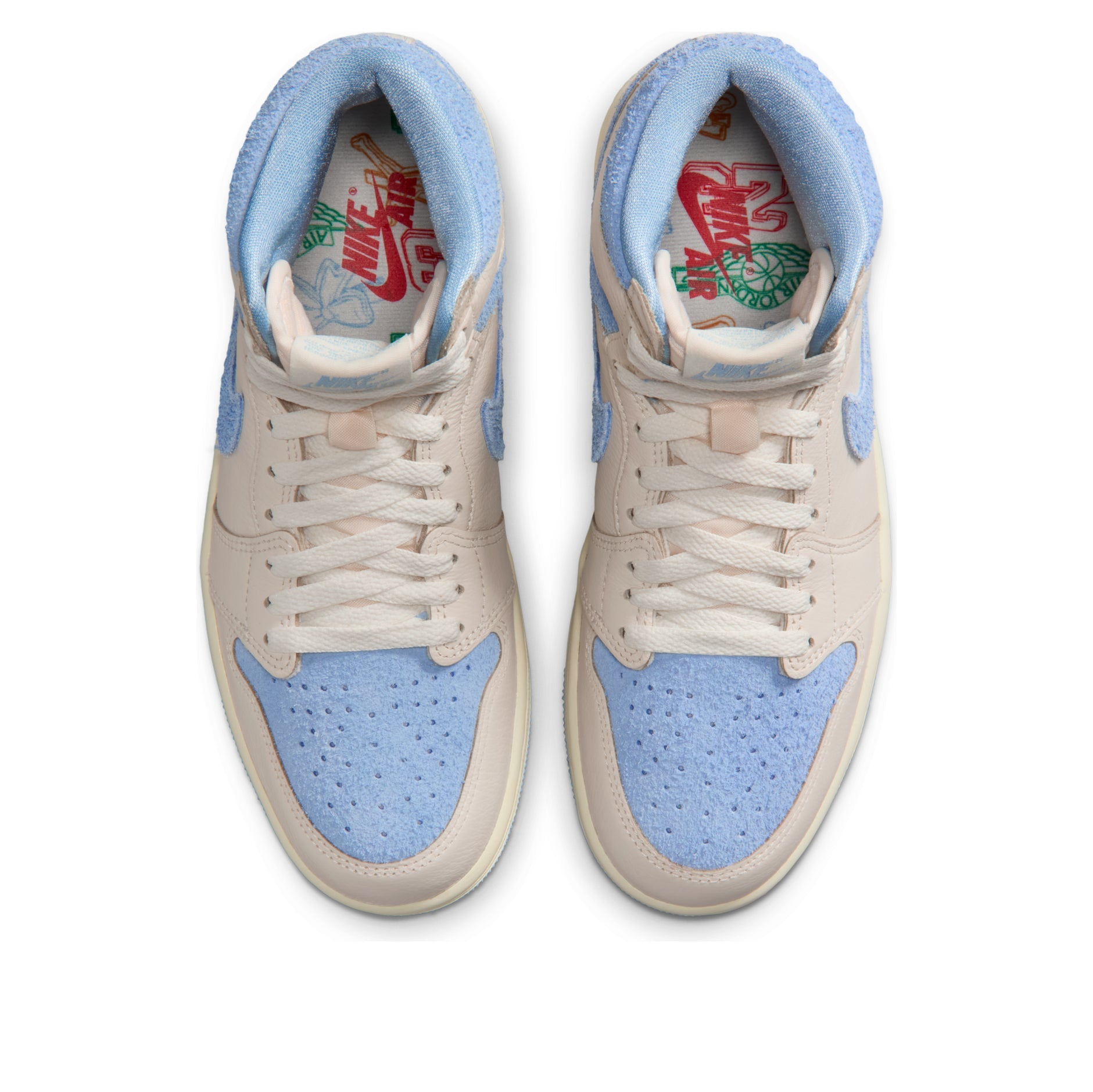 Jordan 1 Retro High OG Pale Ivory Psychic Blue