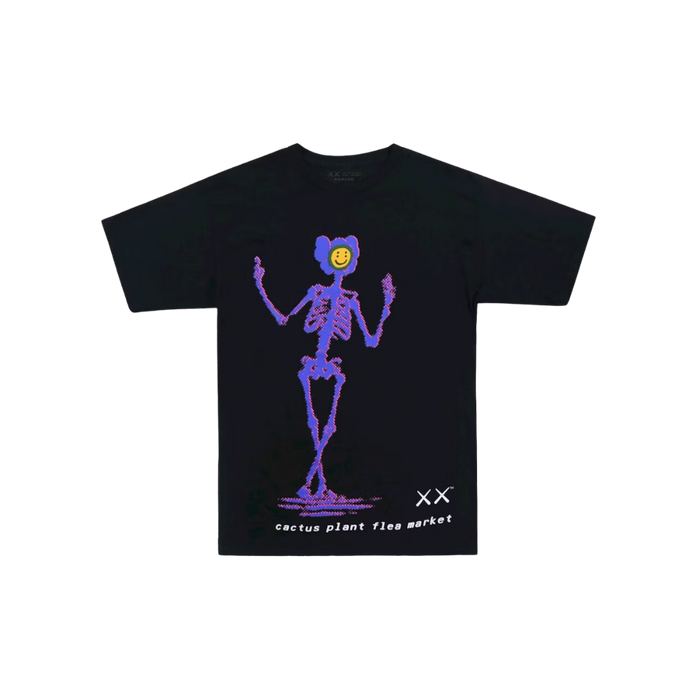 KAWS x Cactus Plant Flea Market T-shirt Black